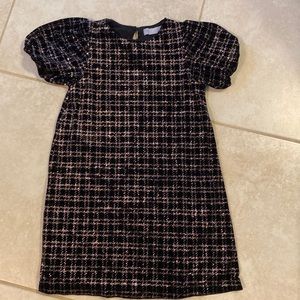Zara Girl’s Black and Gold Dress